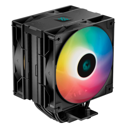 Cooler Deepcool AG400 Digital Plus con pantalla de temperatura personalizable, ventilador ARGB y diseño compacto de alto rendimiento.