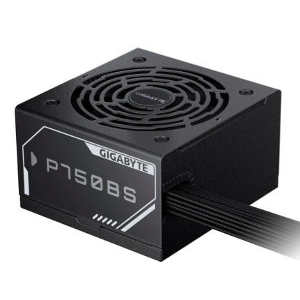 Fuente Gigabyte GP-P750BS de 750W con certificación 80 PLUS Bronze. Rendimiento eficiente y confiable para sistemas de gama media y alta