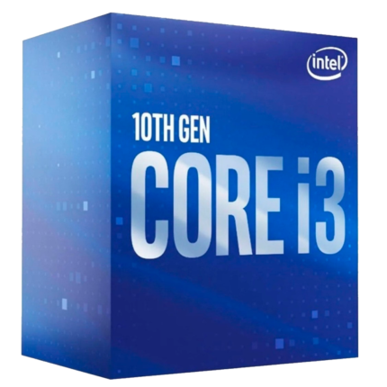 El Intel Core i3-10100 es un procesador de 10ª generación con 4 núcleos y 8 hilos, ideal para tareas de oficina, estudio y gaming básico. Cuenta con gráficos integrados UHD 630 y es compatible con placas base LGA 1200 y memorias DDR4-2666.