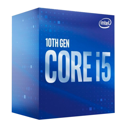 Intel Core i5-10400F con 6 núcleos y 12 hilos, ideal para gaming y tareas exigentes. Sin gráficos integrados, requiere GPU dedicada. Compatible con socket LGA 1200.
