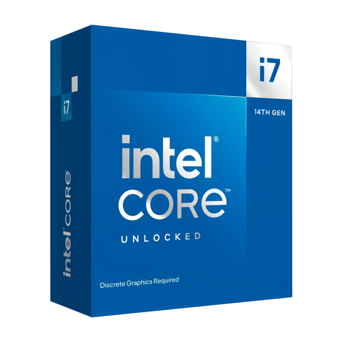 Intel Core i7-14700KF con 20 núcleos híbridos y hasta 5.6 GHz de velocidad turbo. Ideal para gamers avanzados y creadores de contenido con GPU dedicada.