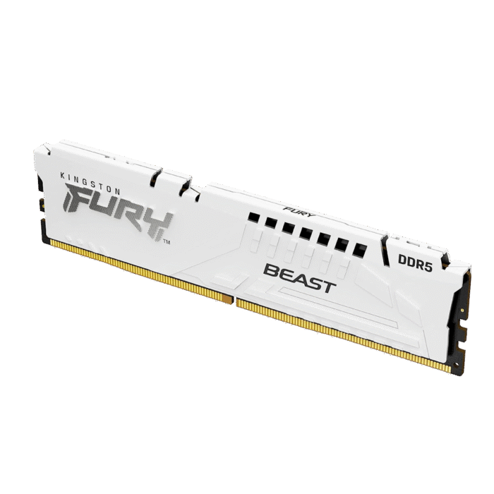 Memoria RAM DDR5 16GB 5200MHz Kingston Fury Beast White con soporte XMP
