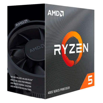 Procesador AMD Ryzen 5 4500 de 6 núcleos y 12 hilos, ideal para gaming y productividad. Sin gráficos integrados, requiere GPU dedicada. Arquitectura Zen 2 y excelente rendimiento precio/calidad.