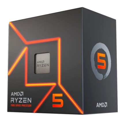 El AMD Ryzen 5 7600 es un procesador de 6 núcleos y 12 hilos basado en la arquitectura Zen 4, ideal para gaming y productividad. Con gráficos integrados Radeon y soporte para DDR5 y PCIe 5.0, ofrece un rendimiento eficiente y moderno en plataformas AM5.
