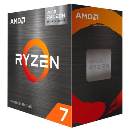 AMD Ryzen 7 5700 AM4 con 8 núcleos y 16 hilos, excelente para quienes buscan rendimiento sólido en gaming y productividad con bajo consumo y compatibilidad extendida.