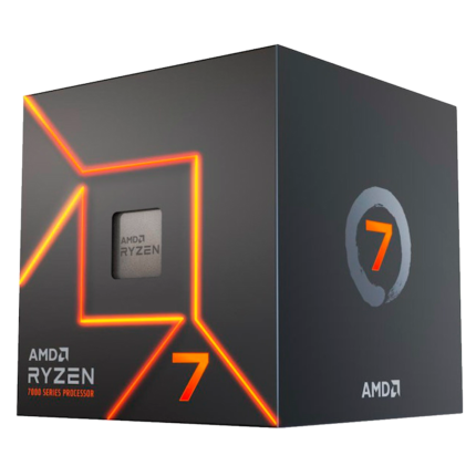 El AMD Ryzen 7 7700 es un procesador de 8 núcleos y 16 hilos basado en la arquitectura Zen 4, ideal para gaming y productividad. Con gráficos integrados Radeon y soporte para DDR5 y PCIe 5.0, ofrece un rendimiento eficiente y moderno en plataformas AM5.
