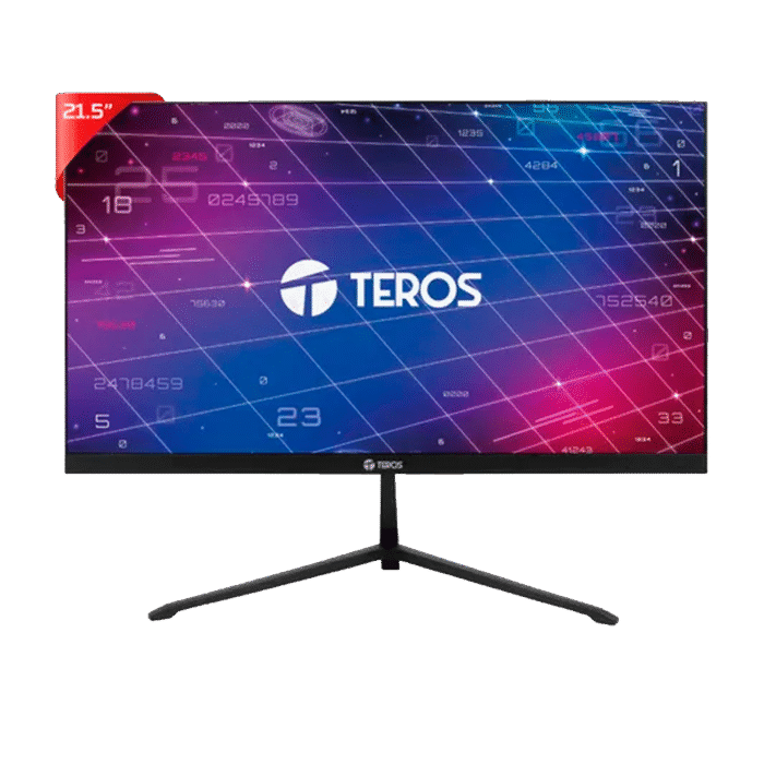 "Monitor Teros 23.8" Full HD IPS, 120Hz, 1ms – Perfecto para gaming y multimedia. Tecnología AMD FreeSync, colores vibrantes y diseño ergonómico. ¡Fluidez y comodidad en cada sesión!