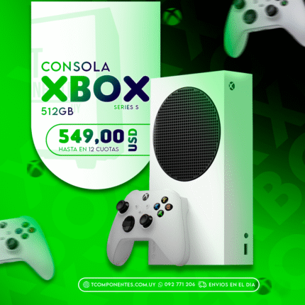 La Xbox Series S ofrece rendimiento de nueva generación en una consola digital compacta y accesible. Con tiempos de carga ultra rápidos, gráficos mejorados y soporte para hasta 120 FPS, esta consola está pensada para quienes quieren una experiencia gamer fluida y envolvente sin ocupar mucho espacio. Compatible con Xbox Game Pass, tenés acceso a cientos de juegos desde el primer día, incluyendo títulos como Halo Infinite, Forza Horizon 5 y Starfield. Ideal para jugadores casuales o expertos que buscan calidad y velocidad a un precio más competitivo.